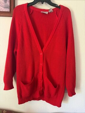 Andrew St. John knit vintage sweater cardigan